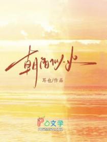 朝阳似火红半边